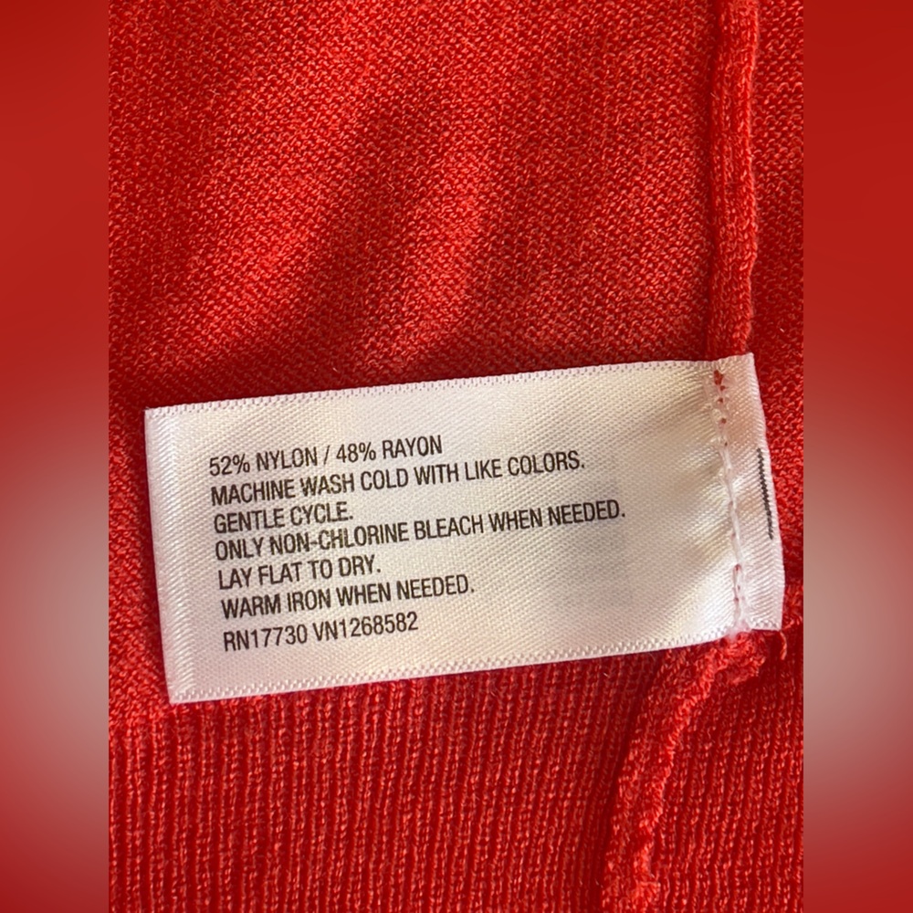 Merona, Red Women's Sweater - Picture 6 of 6